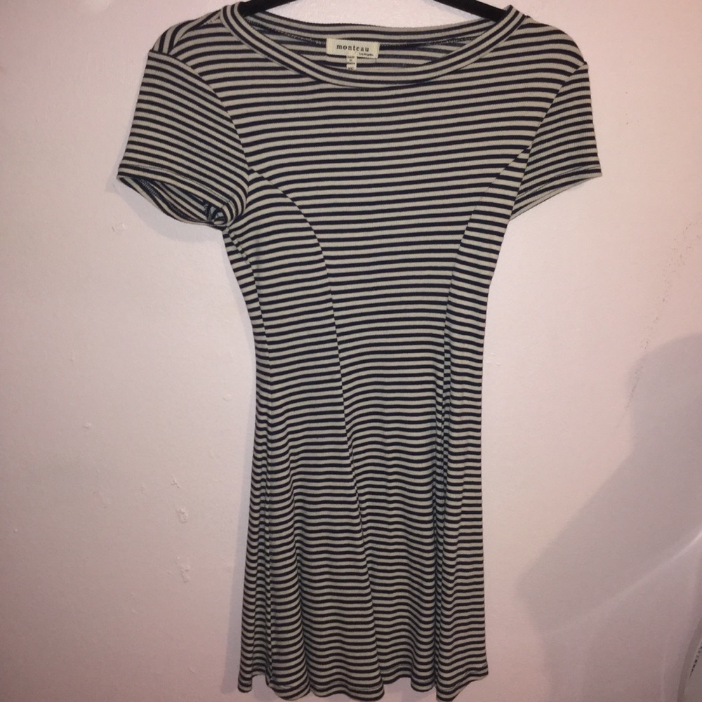 tight skin striped dress!
